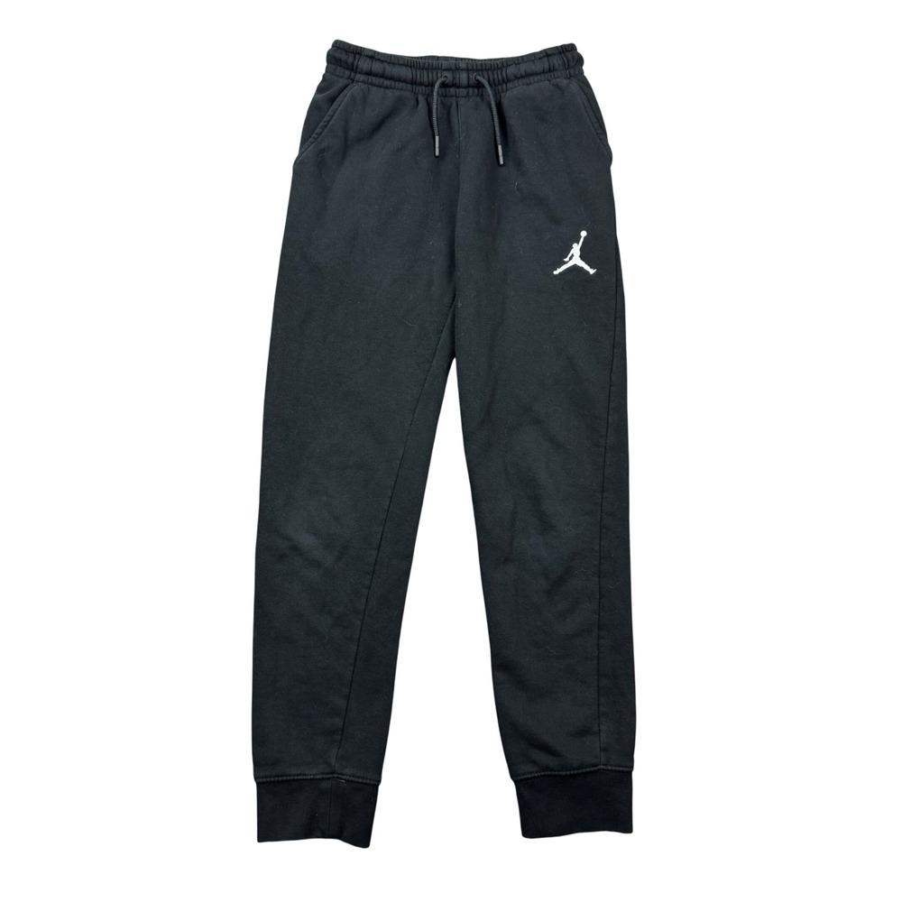 Jordan Kids Youth Boys Medium 10-12 Black Fleece Jogger Sweatpants Jumpman Logo